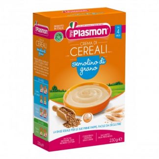 Крем из манной крупы Plasmon Cereals