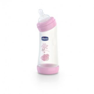 Chicco Biberon Angled 250 Girl Силикон