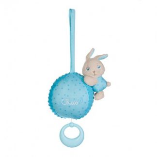 Chicco Game Light Blue Мягкая музыкальная шкатулка