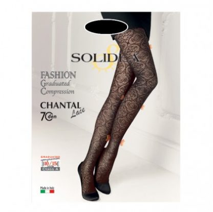 CHANTAL 70 Кружева Колготки черные 4 - XL