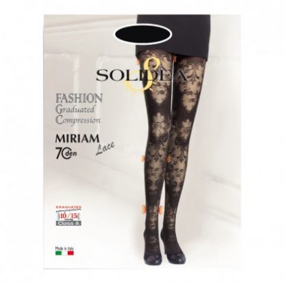 MIRIAM 70 Кружево Колготки черные 4 - XL