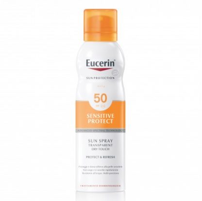 Спрей для загара Eucerin Dry Touch fp50