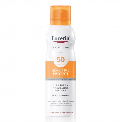 Спрей для загара Eucerin Dry Touch fp50