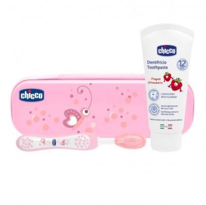 Chicco Dental Set Pink 12 мес. +