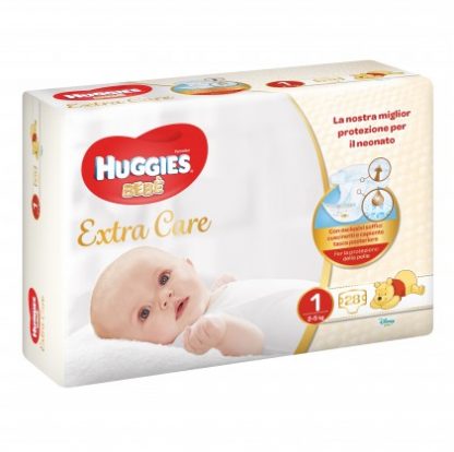HUGGIES Bebe 'Base 1 (2-5 кг) 28 Пецци