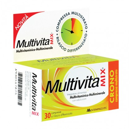 Multivitamix Crono 30 таблеток без сахара и глютена