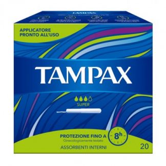 Синяя коробка TAMPAX Super 20шт.