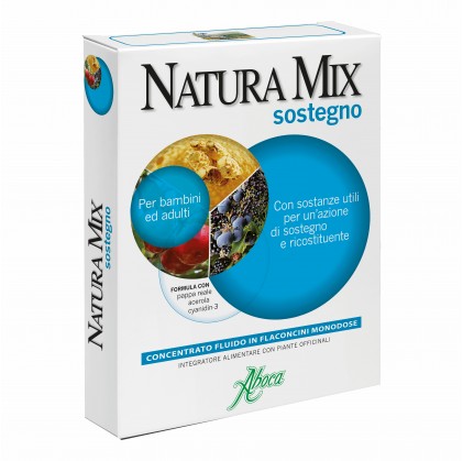 Natura Mix Support 10 флаконов 15 г Aboca