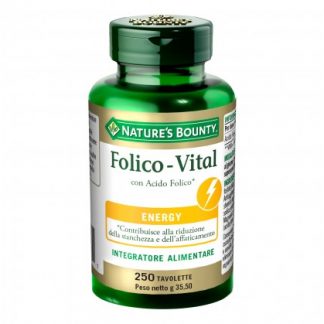 Nature's Bounty Folic - Vital 250 Таволет