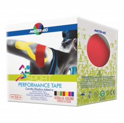 M-AID S PERFORM RED 5CMX5MT