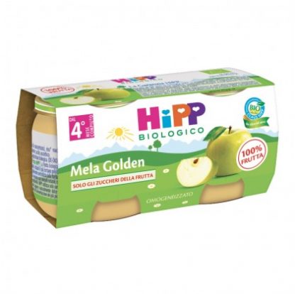 OMO HIPP Bio Golden Apple 2x80гр.
