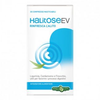 Жевательные таблетки Halitose Ev 30 Erbavita