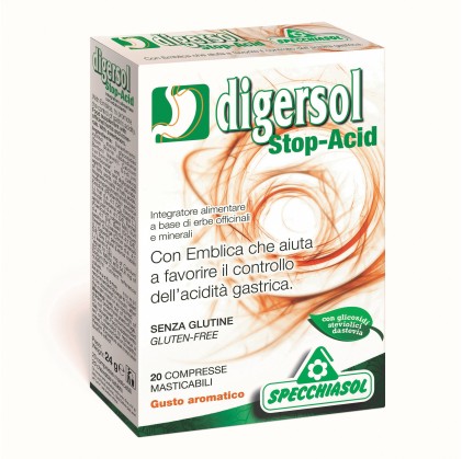 Digersol Stop-Acid Aromatic Taste 20 таблеток Мастикабили