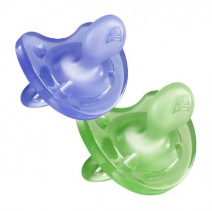 Chicco Gommato Physio Coloured Silicone 6-12 мес.