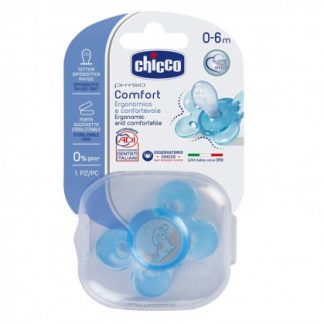 Chicco Succhicco Comfort Silicone Boy 0-6 мес. + 1 Пеццо
