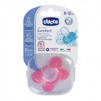 Chicco Succhicco Comfort Silicone для девочек 6-12 мес. 1 кусок