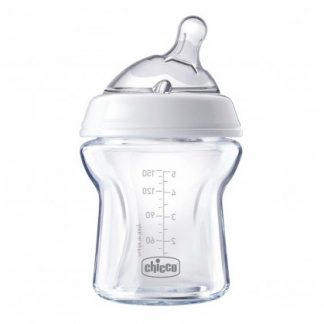 Chicco Bibero NaturalFeeling Glass 0 мес. + 150 мл