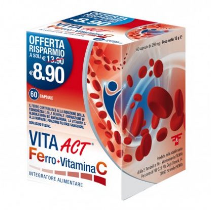 Vita Act Iron + Vitamin C 60 капсул