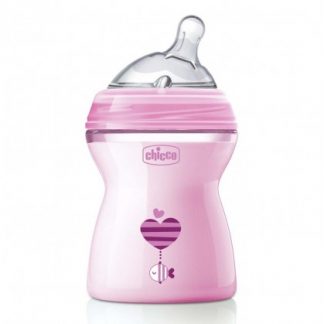 Chicco Biberon Natural Feeling Girl 2 мес. + 250 мл