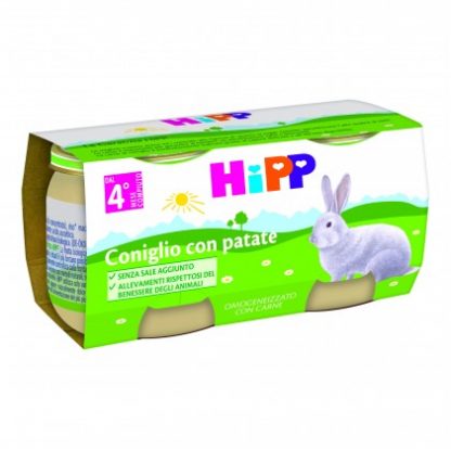 OMO HIPP Bio Rabbit + Пат 2x80 г
