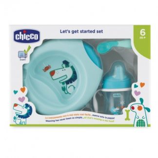 Chicco Blue Dinner Set 12 месяцев +