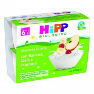 HIPP ЗАКУСКИ МОЛОКО / БАН / LAM400G