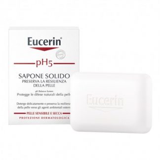 Твердое очищающее средство Eucerin Ph5 100гр.