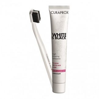 Набор CURAPROX White Is Black