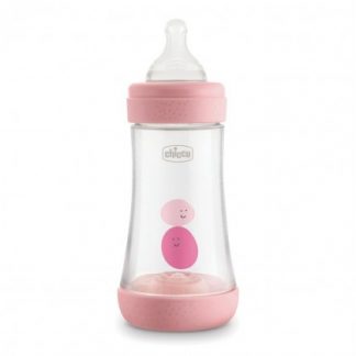 Chicco бутылочка Perfect 5 2 Holes Silicone Girl 240мл