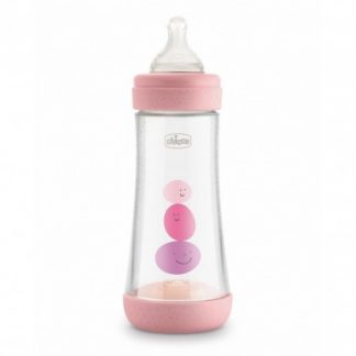 Chicco бутылочка Perfect 5 3 Holes Silicone Girl 300мл