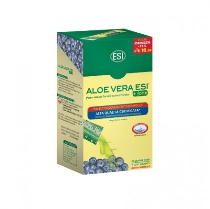 Карманный напиток Aloevera Piu Forte 24 Blueberry