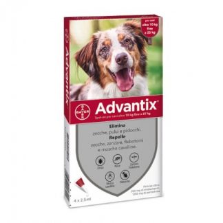 Advantix Spot On 4 Pipettes 10-25 кг