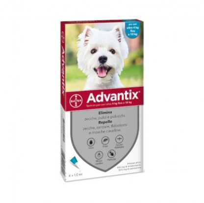 Advantix Spot On 4 пипетка 1 мл 4-10 кг