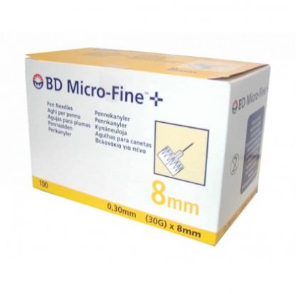Назад Bd MicroFine G30 8 мм 100 шт.