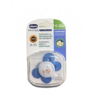 Резиновая пустышка Chicco Comfort Мальчик 6-16 мес. 1 кусок