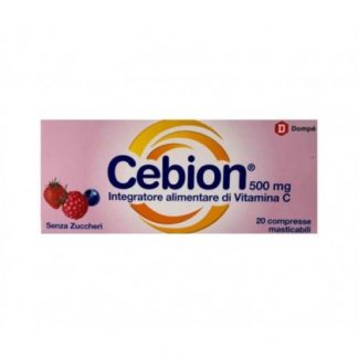Cebion 20 жевательные мягкие фруктовые таблетки без сахара