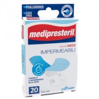 Medipresteril 7X2 Водонепроницаемая нашивка, 20 шт.