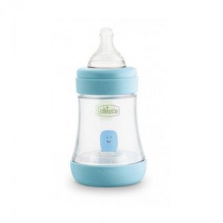 Chicco бутылочка Perfect 5 силиконовая для мальчика 1 отверстие 150 мл