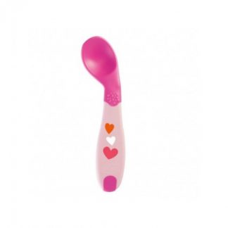 Chicco Angled Spoon Pink 8 мес. +