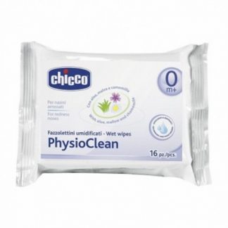 Влажные салфетки Chicco Physioclean, 16 шт.