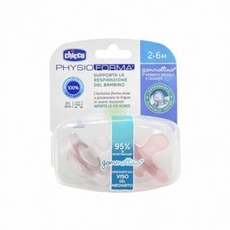Chicco Gommato Physio Girl Silicone 2-6м 2 Пецци