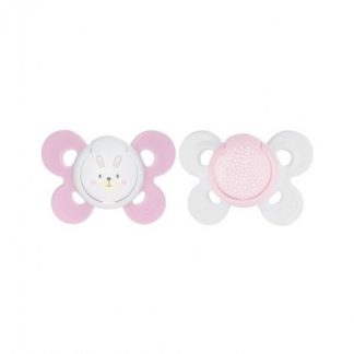Chicco Succhicco Comfort Silicone для девочек 0-6 мес. + 2 чел.