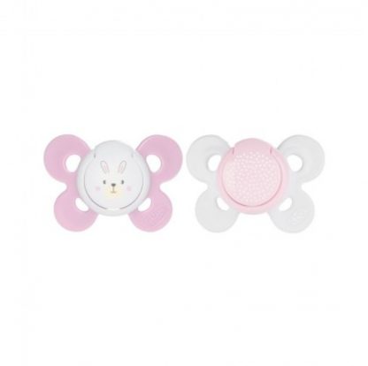 Chicco Succhicco Comfort Silicone для девочек 0-6 мес. + 2 чел.