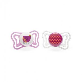 Chicco Succhicco Light Girl Силикон 16м 2 Шт.