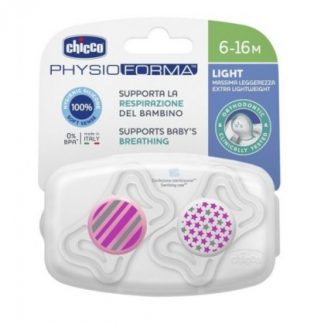 Chicco Succhicco Light Girl Sililicone 6м 2 Пецци