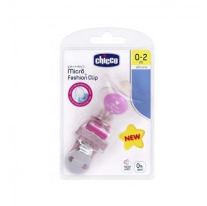 Chicco Succhicco Micro + Clip Girl 0-2 мес.