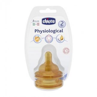 Chicco Соска Original Rubber Regular 2-4м 2 Пецци