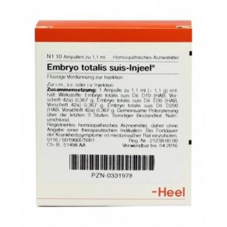 Embryo Totalis Suis 10 Vials Heel каблук
