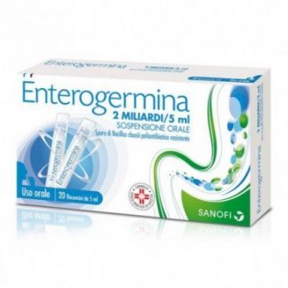 Пероральная суспензия Enterogermina, 10 флаконов, 2 миллиарда / 5 мл