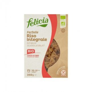 Коричневый рис Felicia Farfalle 250гр